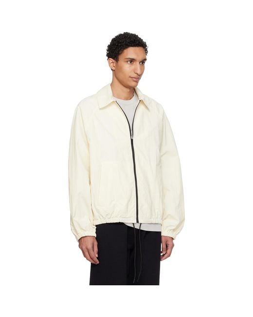 Jacquemus White Off- 'The Windbreaker' Jacket for men