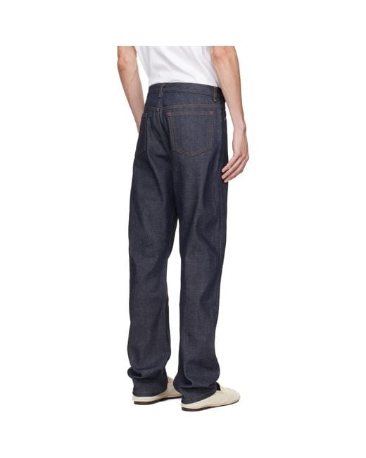 A.P.C. Blue New Standard Jeans for men