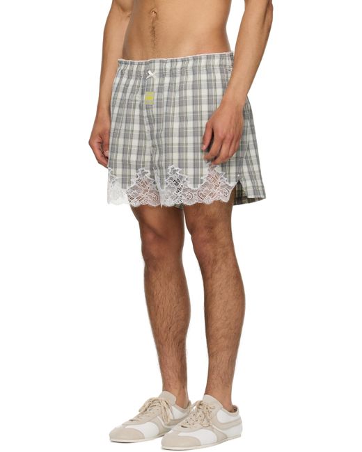 Martine Rose White Ssense Exclusive French Knickers Shorts for men