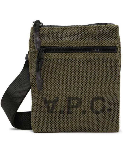 A.P.C. Synthetic Rebound Messenger Bag in Green for Men Lyst Australia
