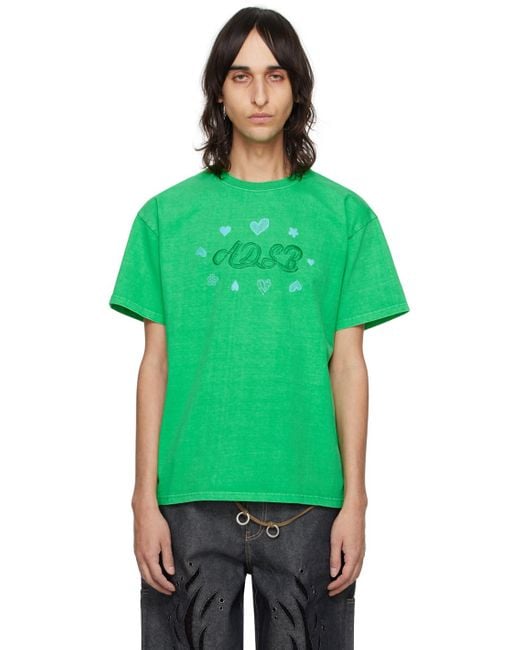 T-shirt vert à images ANDERSSON BELL pour homme en coloris Green