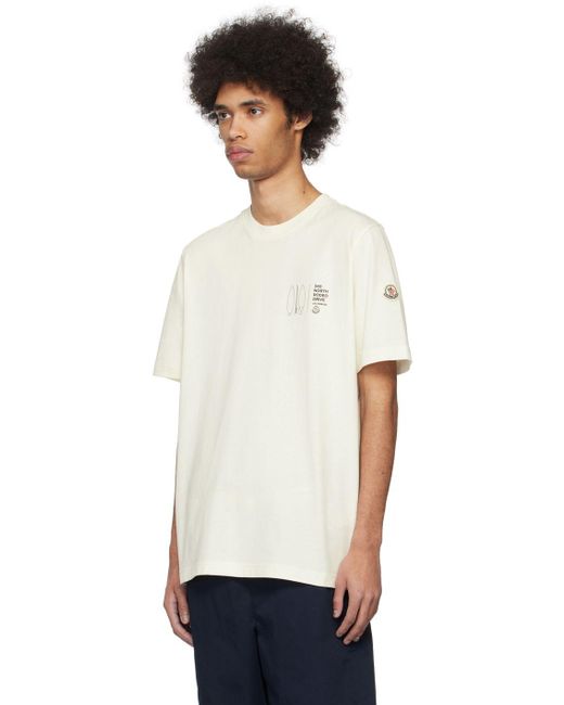 Moncler off hotsell white shirt