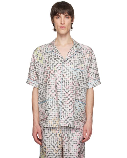 Givenchy Multicolor Monogram 72 Short Sleeve Pyjama Shirt for men