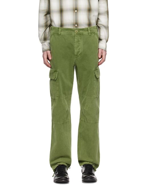 Saturdays NYC Green Balugo Cargo Pants for men