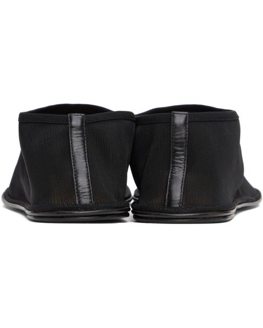 The Row Black Sock Loafers