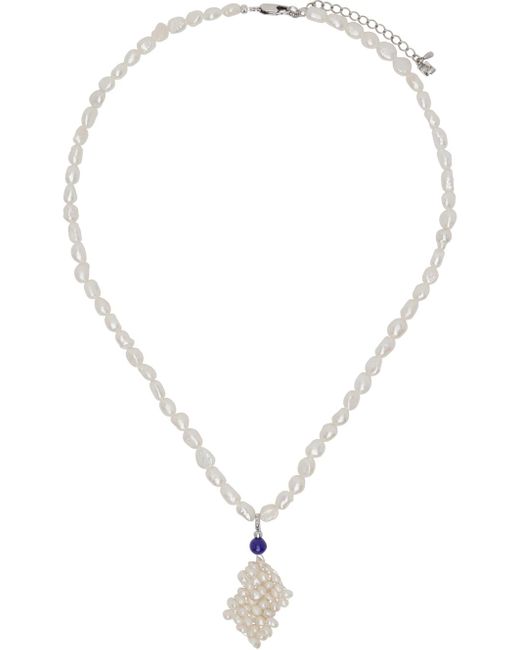 Adererror Multicolor White Pearl Yerka Necklace