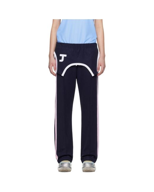 Im Sorry by Petra Collins Blue Ssense Exclusive Jennyfax Edition Layered Track Pants