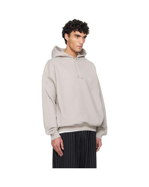 Y-3 Brown Ft Hoodie for men