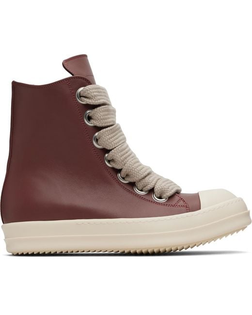 Rick Owens Brown Concordians Jumbolace Sneakers for men
