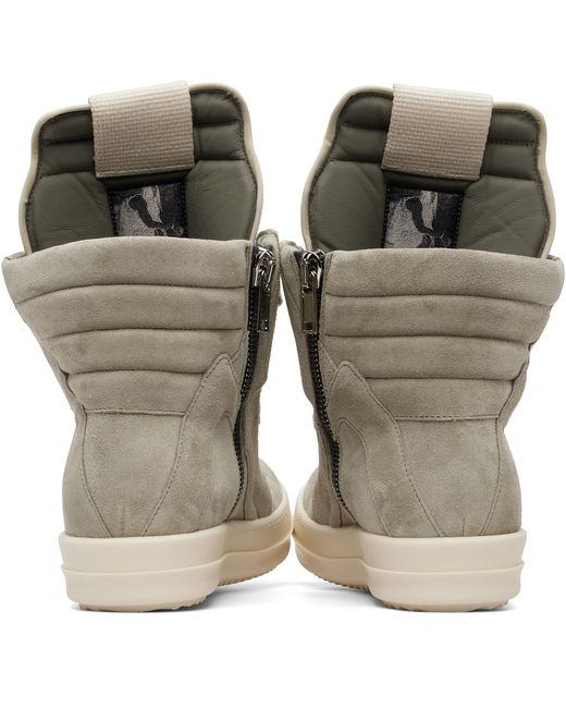 Rick Owens Natural Taupe Tower Jumbolace Geobasket Sneakers for men