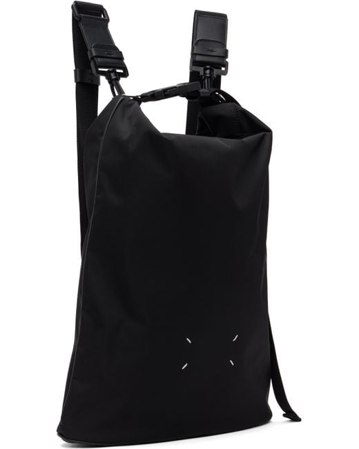 メンズ Maison Margiela ブラック High Tech Roll Up バックパック Black