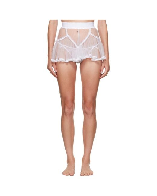 Agent Provocateur White Alysia Miniskirt
