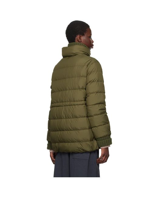 Moncler Green Baux Short Down Jacket