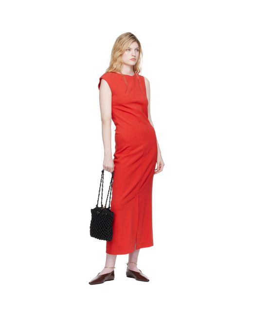 Jil Sander Black Tangle Net Tote