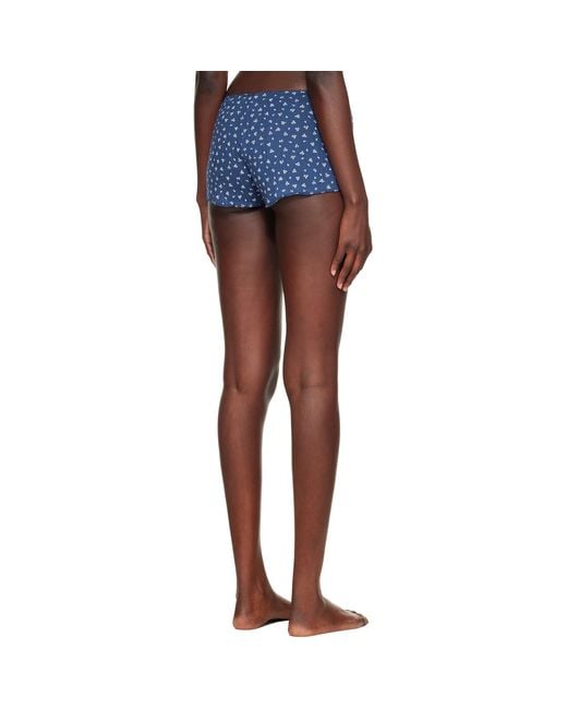 Cou Cou Blue 'The Teeny Tiny' Shorts