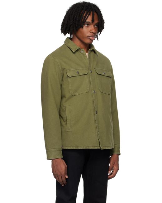 A.P.C. Green Alex Jacket for men