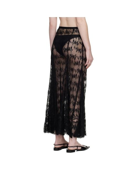 Collina Strada Black Pamela Maxi Skirt