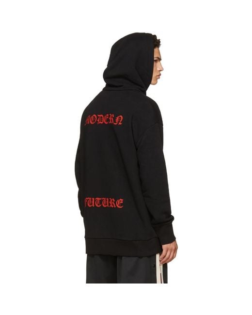 Gucci Black Angry Cat modern Future Hoodie for Men Lyst