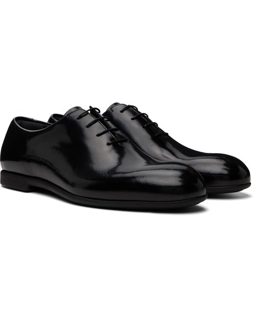 Jil Sander Black Lace-Up Oxfords for men