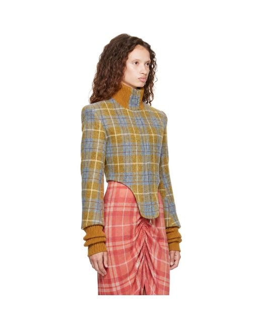 Vivienne Westwood Green Historical Bomber Jacket