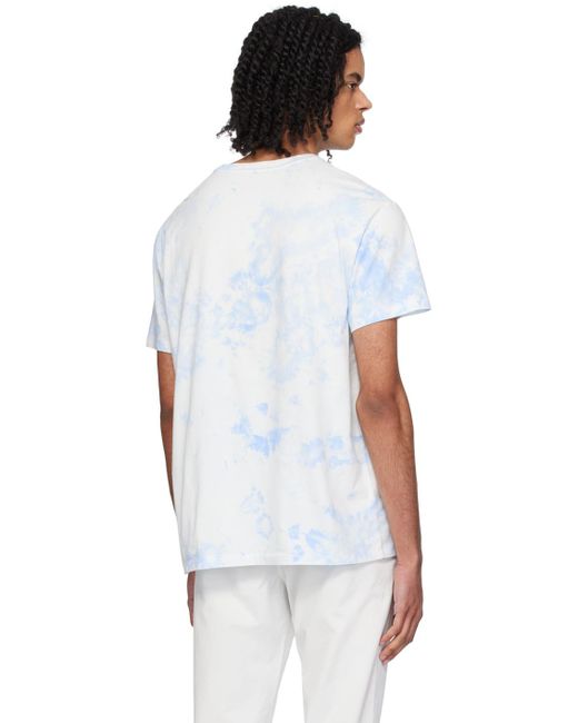 T-shirt blanc et bleu à ourson polo bear Polo Ralph Lauren pour homme en coloris White