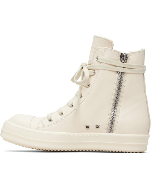Rick Owens Black Off- Temple Sneakers for men
