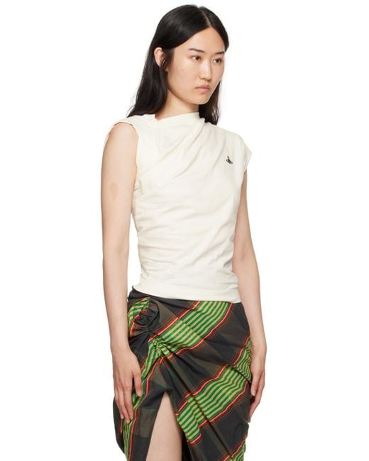 【関税込み】Vivienne Westwood ホワイト Hebo Tシャツ Hebo Top in WHITE | Vivienne Westwood®