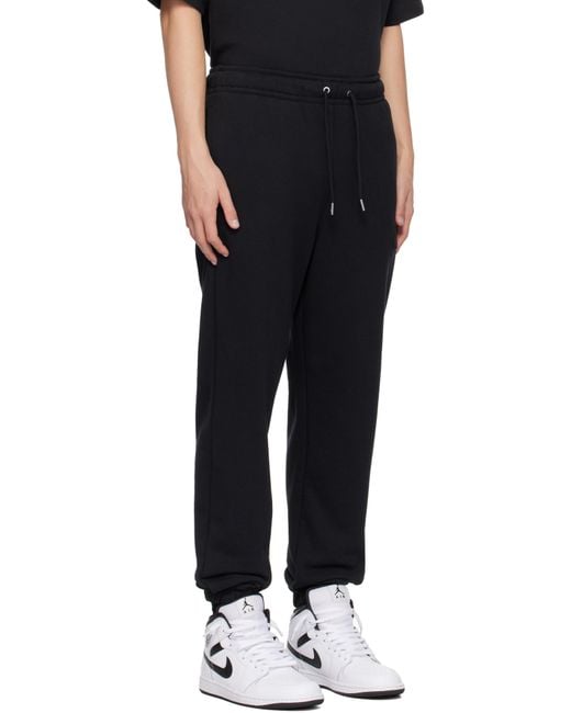 Nike Black Jordan Flight Fleece Sweatpants for men