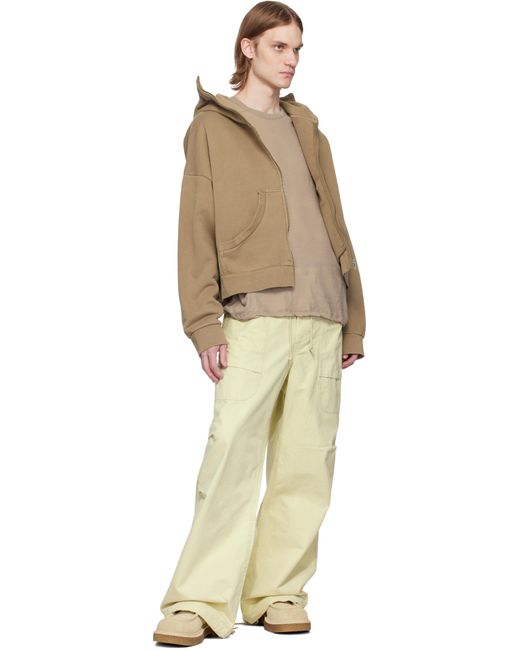 Entire studios Natural Off- Barren Cargo Trousers for men