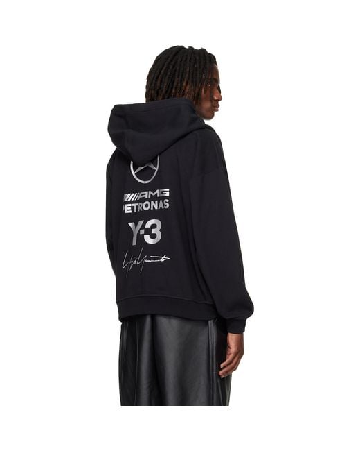 Y-3 Blue Mercedes-Amg F1 Edition Zip Hoodie for men