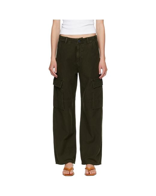 Citizens of Humanity Green Khaki Esme Cargo Pants