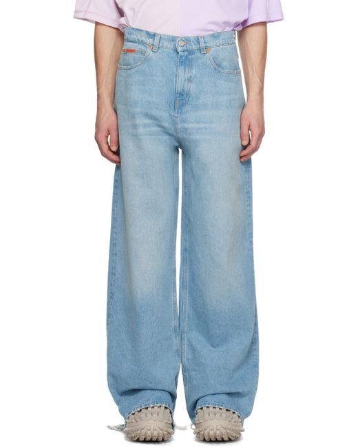 Martine Rose Blue Extended Jeans for men