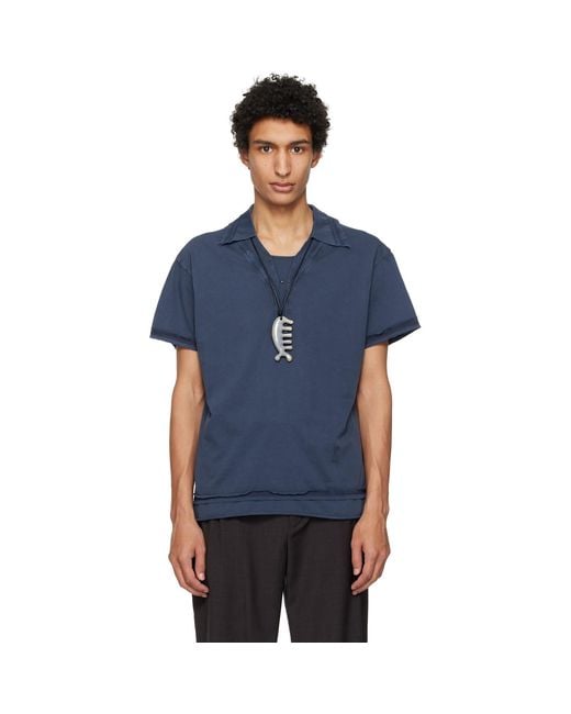 Kiko Kostadinov Blue Otak Polo for men