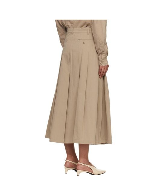 Weekend by Maxmara Natural Orme Midi Skirt