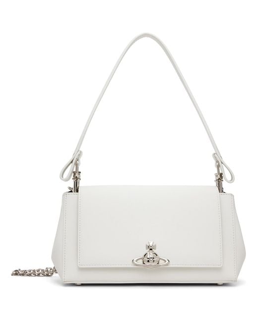 Vivienne Westwood White Hazel Medium Bag