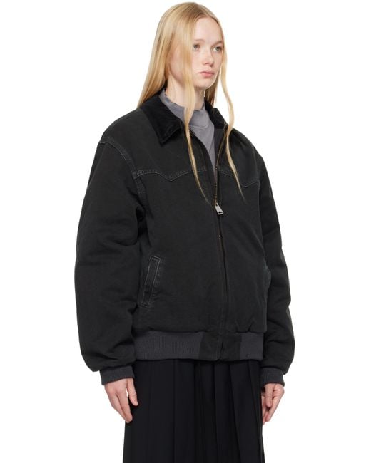 Maison Margiela ブラック Yoke Caban ジャケット Black