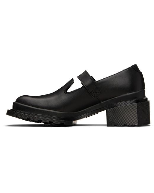 Dr. Martens Black Maybole Square Toe Mary Jane Heels