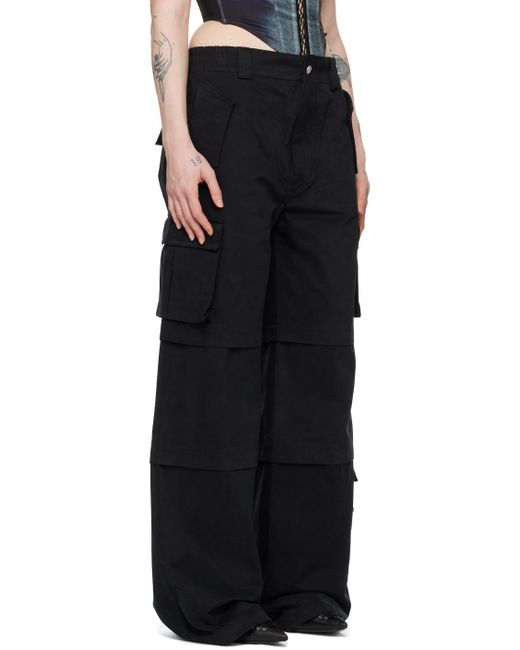 Pantalon de travail ample noir M I S B H V en coloris Black