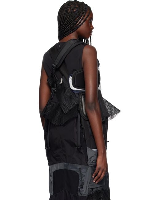 Junya Watanabe ブラック Komine Protector パネル ベスト Black