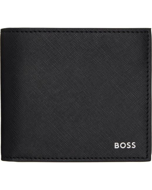 Boss Black Foil Logo Wallet for men