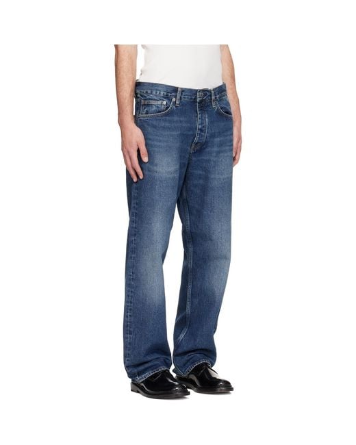 sunflower Blue Loose Jeans for men