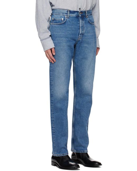 Séfr Blue Straight Cut Jeans for men