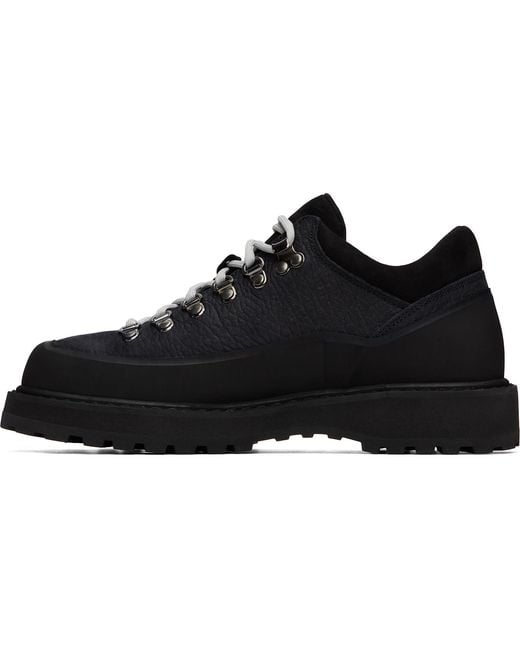 Diemme Black Cornaro Gomma Leather Boots for men
