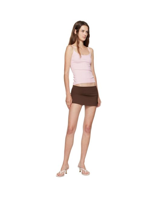 GUIZIO Black Ssense Exclusive Micro Stretch Miniskirt