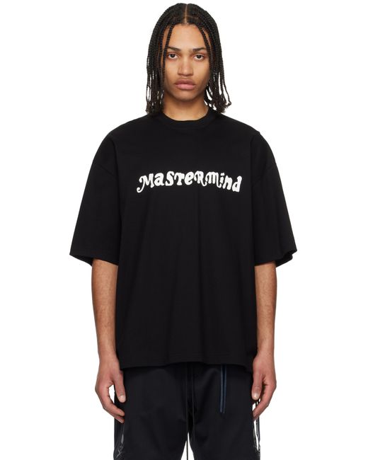 メンズ Mastermind Japan ブラック 'Destiny' ボクシー Tシャツ Black