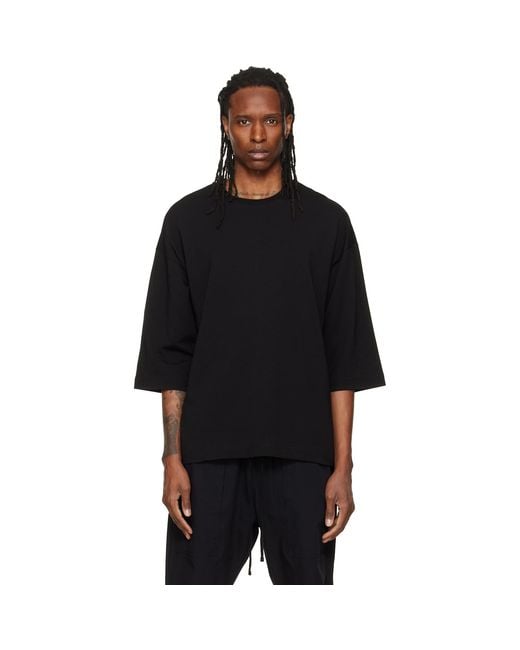 Thom Krom Black Ts 1005 T-Shirt for men