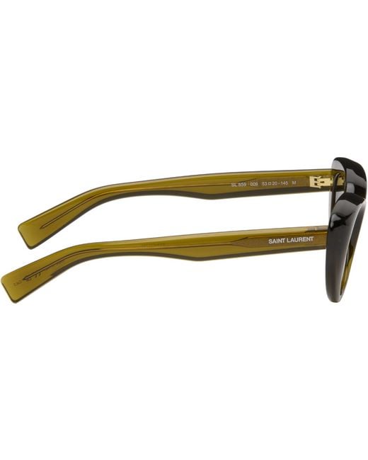 Saint Laurent Black Khaki Sl 859 Sunglasses