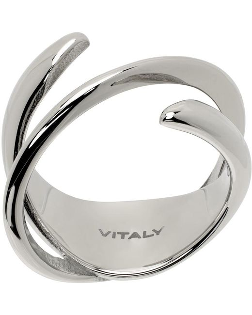 Vitaly Metallic Helix Ring for men