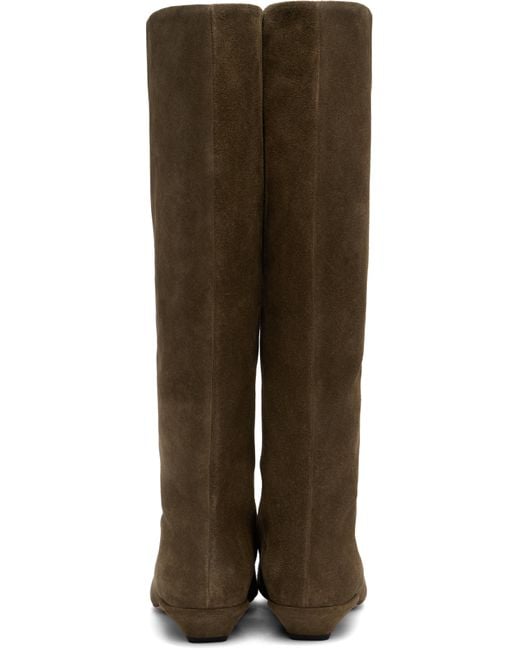 【関税込み】Paris Texas カーキ Bettina 25 ロングブーツ Paris Texas カーキ Bettina 25 ロングブーツ ブラウン | Lyst