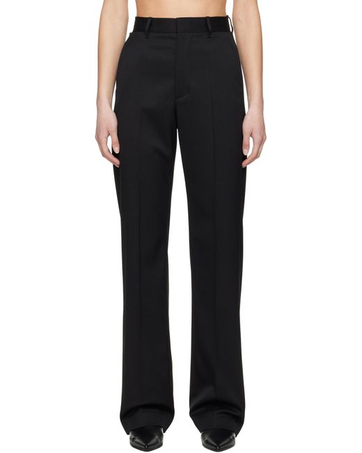 MM6 by Maison Martin Margiela ブラック Tailoring ウールブレンド トラウザーズ Black